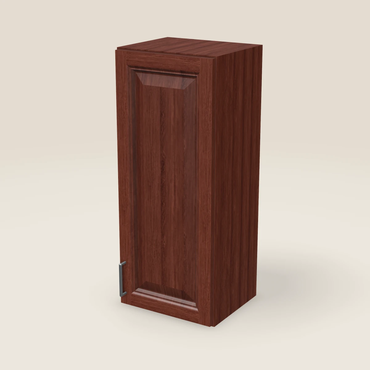 15" Single Door Wall Cabinet — 36" High, 3D picture