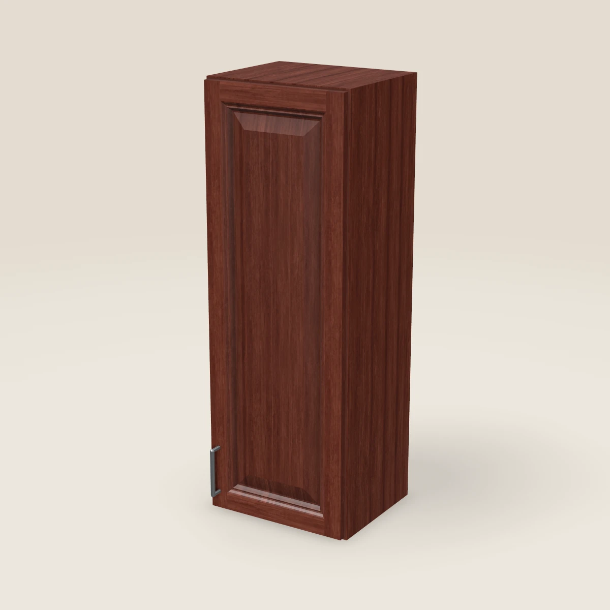 15" Single Door Wall Cabinet — 42" High, 3D picture