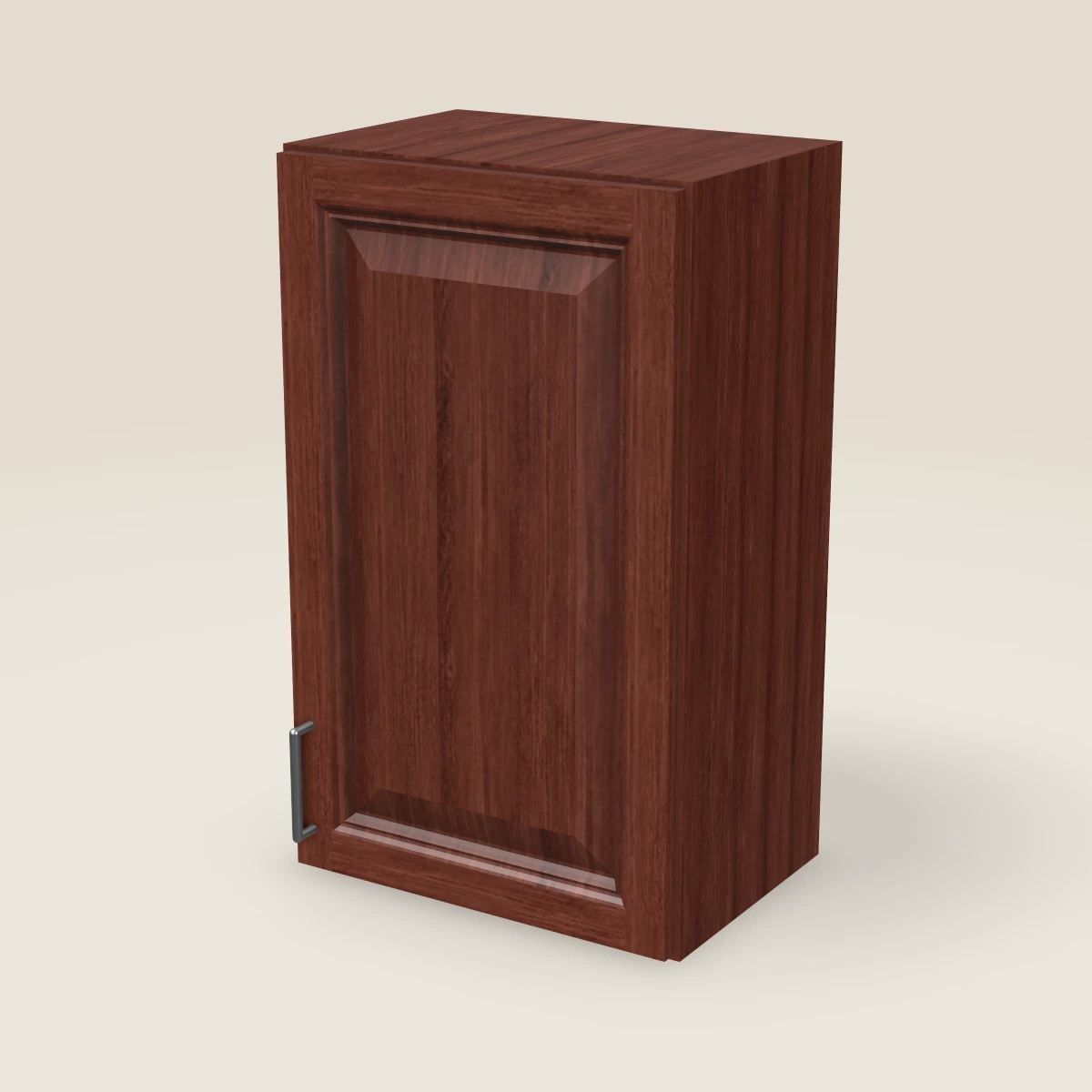 18" Single Door Wall Cabinet — 30" High, 3D picture