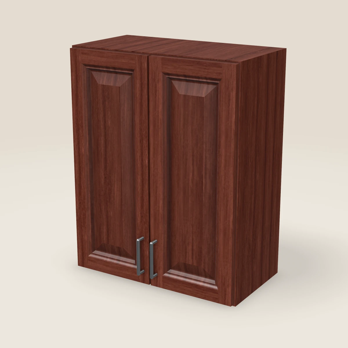 24" Double Door Wall Cabinet — 30" High, 3D picture