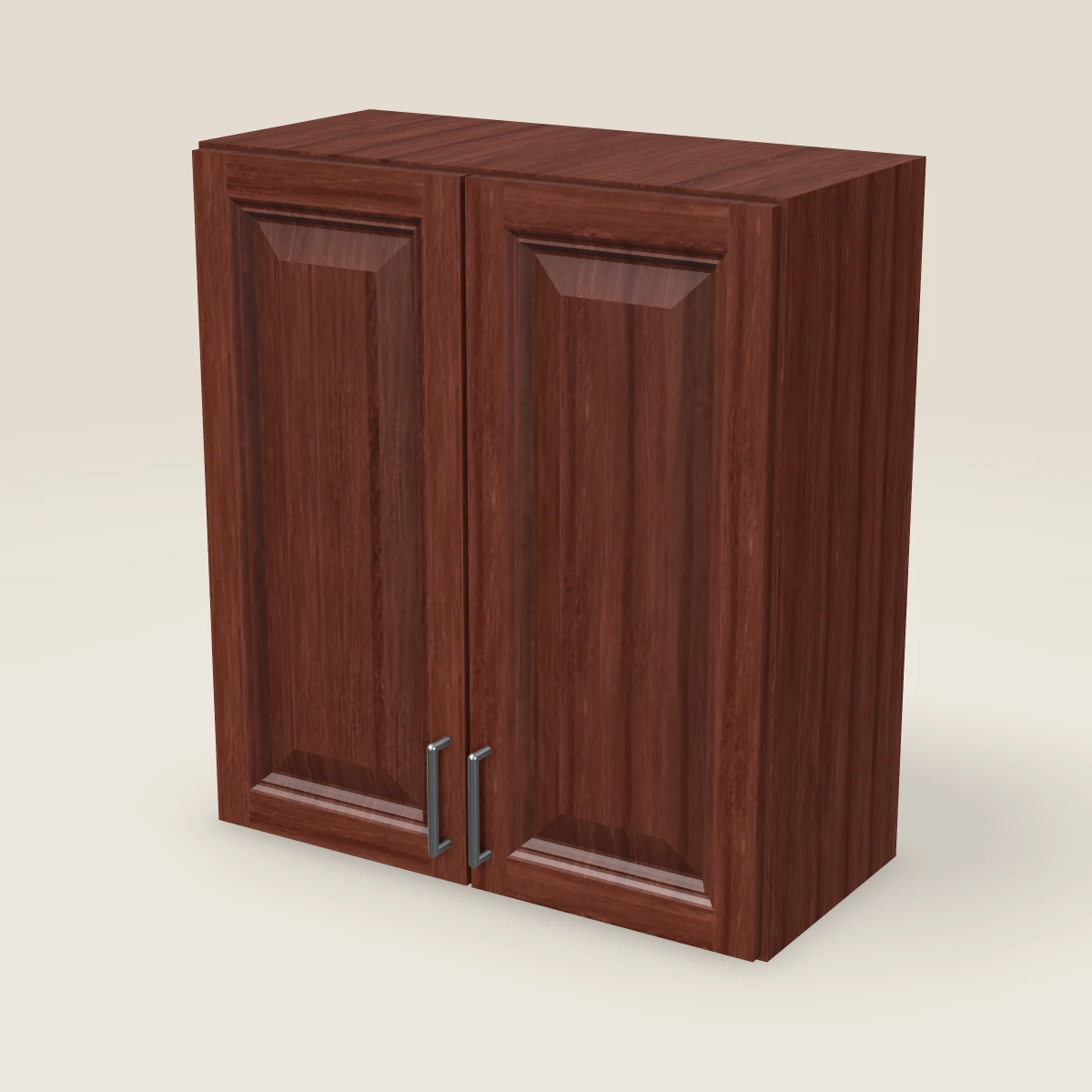 27" Double Door Wall Cabinet — 30" High, 3D picture
