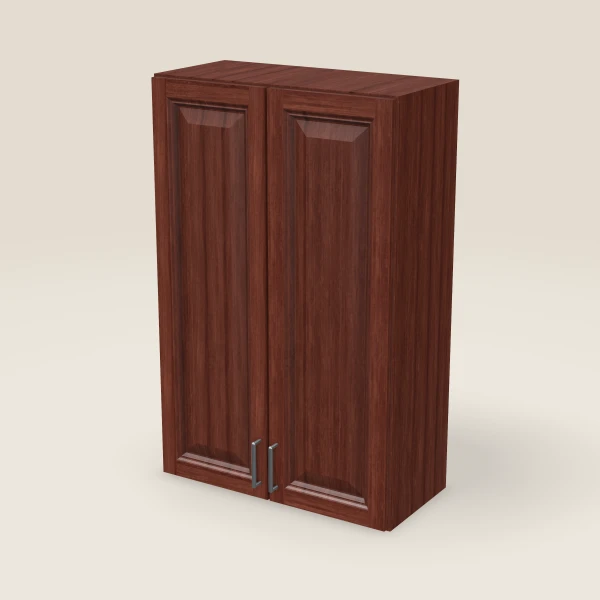 27" Double Door Wall Cabinet — 42" High, 3D picture