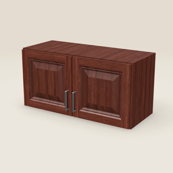 30" Double Door Wall Cabinet — 15" High, 3D picture