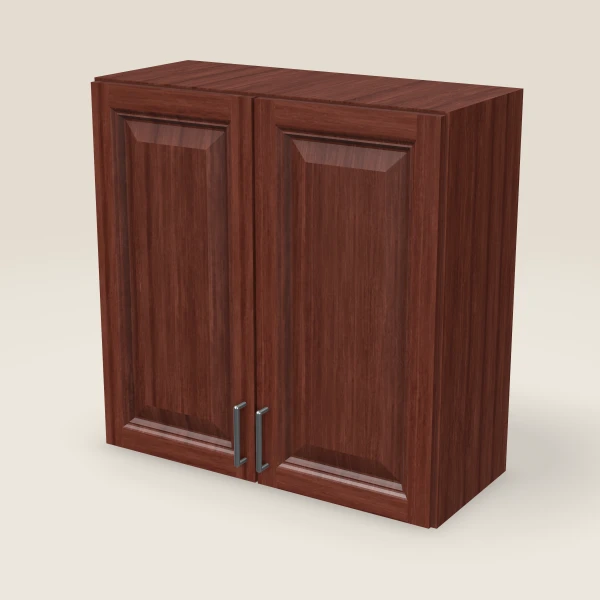 30" Double Door Wall Cabinet — 30" High, 3D picture
