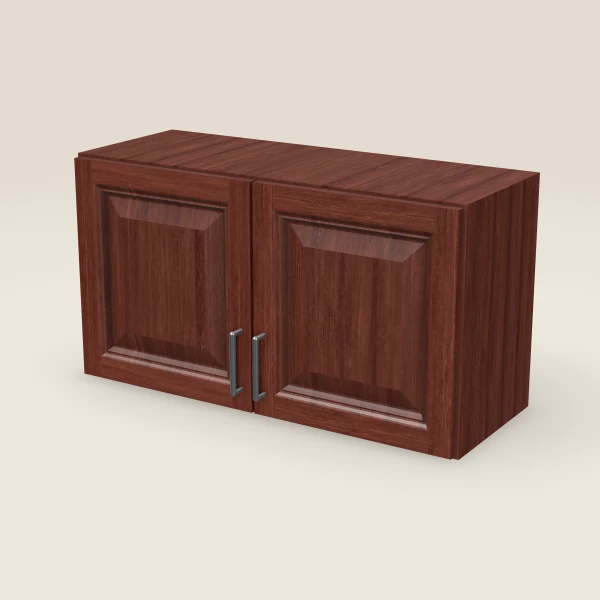 33" Double Door Wall Cabinet — 18" High, 3D picture
