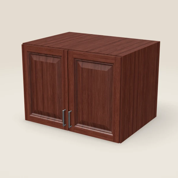33" Double Door Wall Cabinet — 24" High, 3D picture
