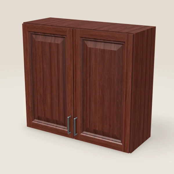 33" Double Door Wall Cabinet — 30" High, 3D picture