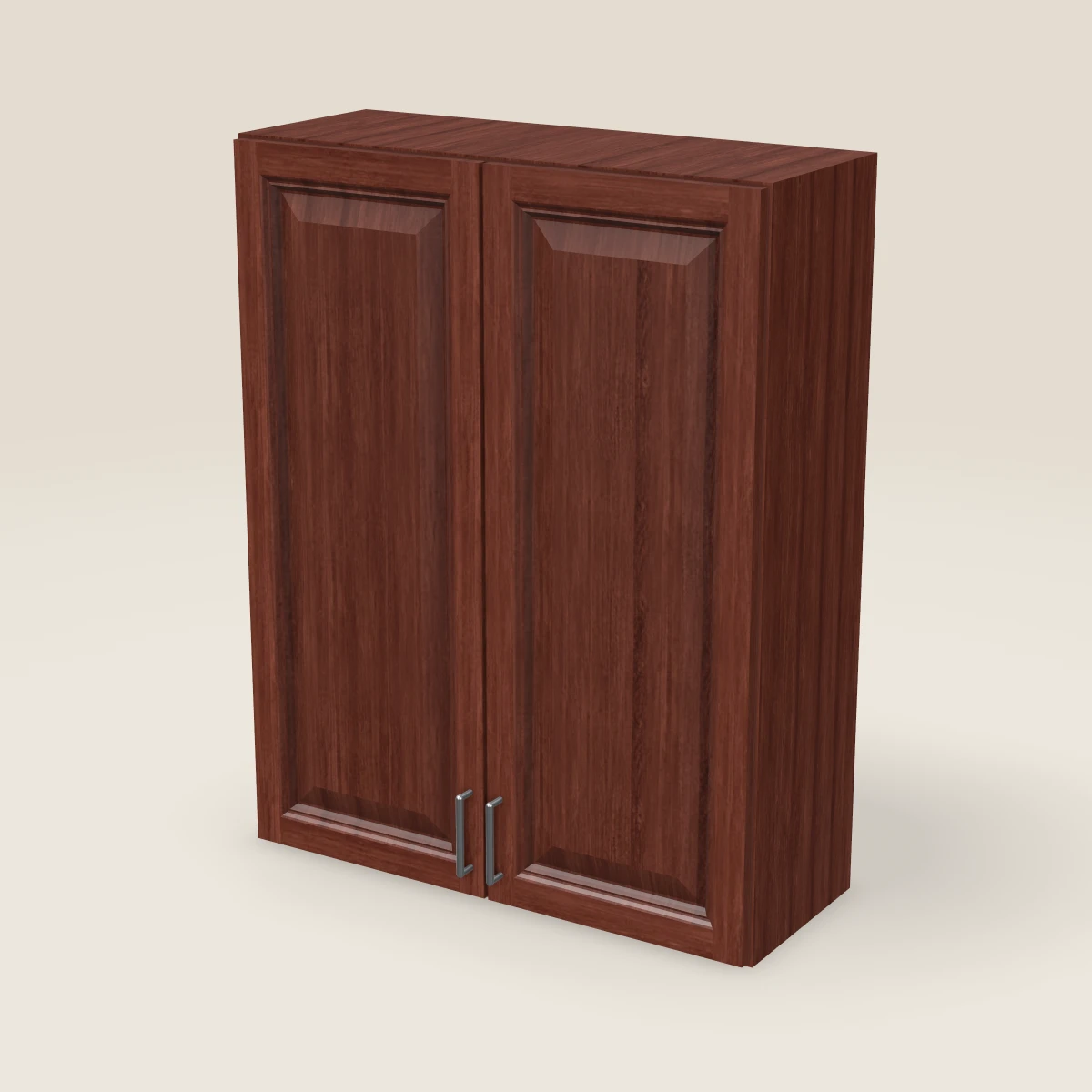 33" Double Door Wall Cabinet — 42" High, 3D picture
