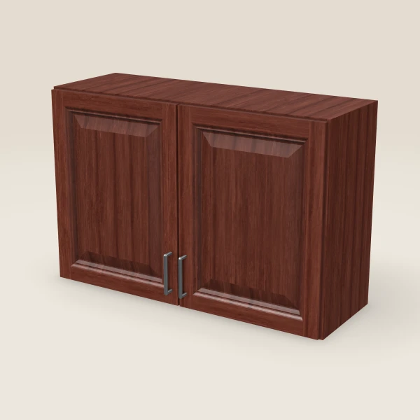 36" Double Door Wall Cabinet — 24" High, 3D picture