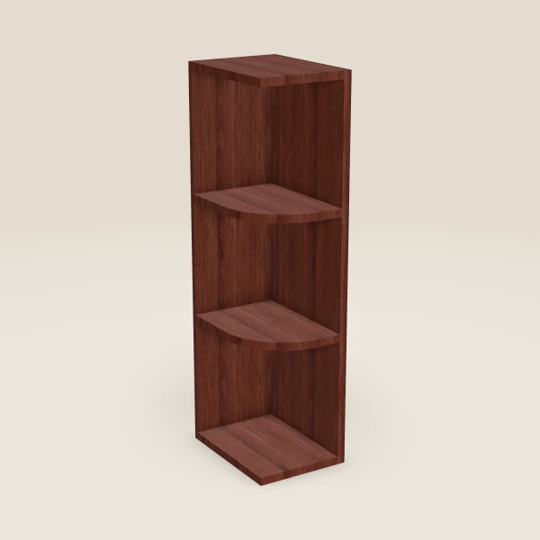 9" Wall End Shelf Cabinet — 36" High, 3D picture