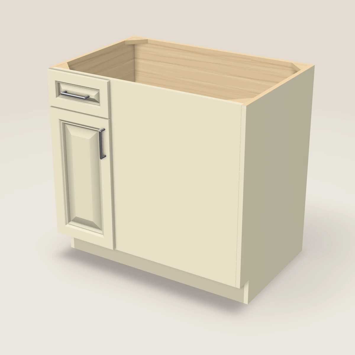 36" Base Blind Corner Cabinet, 3D picture