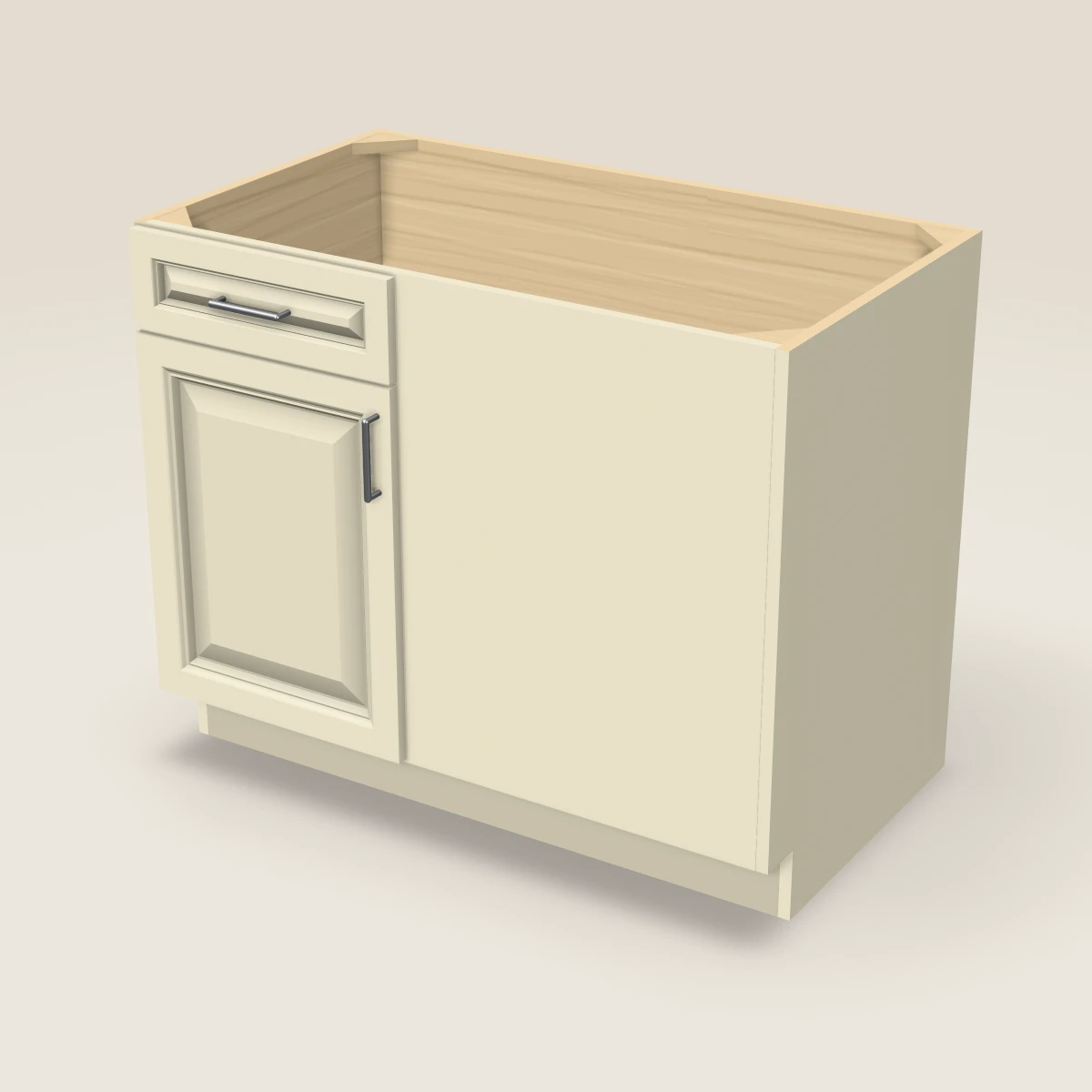42" Base Blind Corner Cabinet, 3D picture