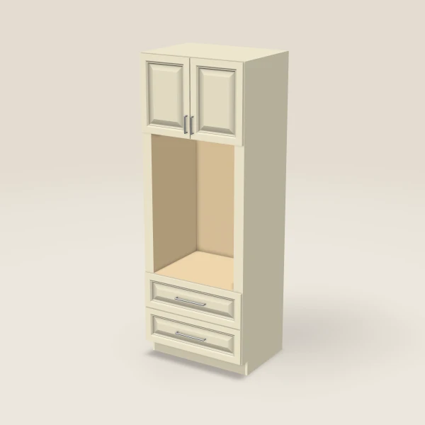33" Wall Oven Pantry — 90" High, 3D picture