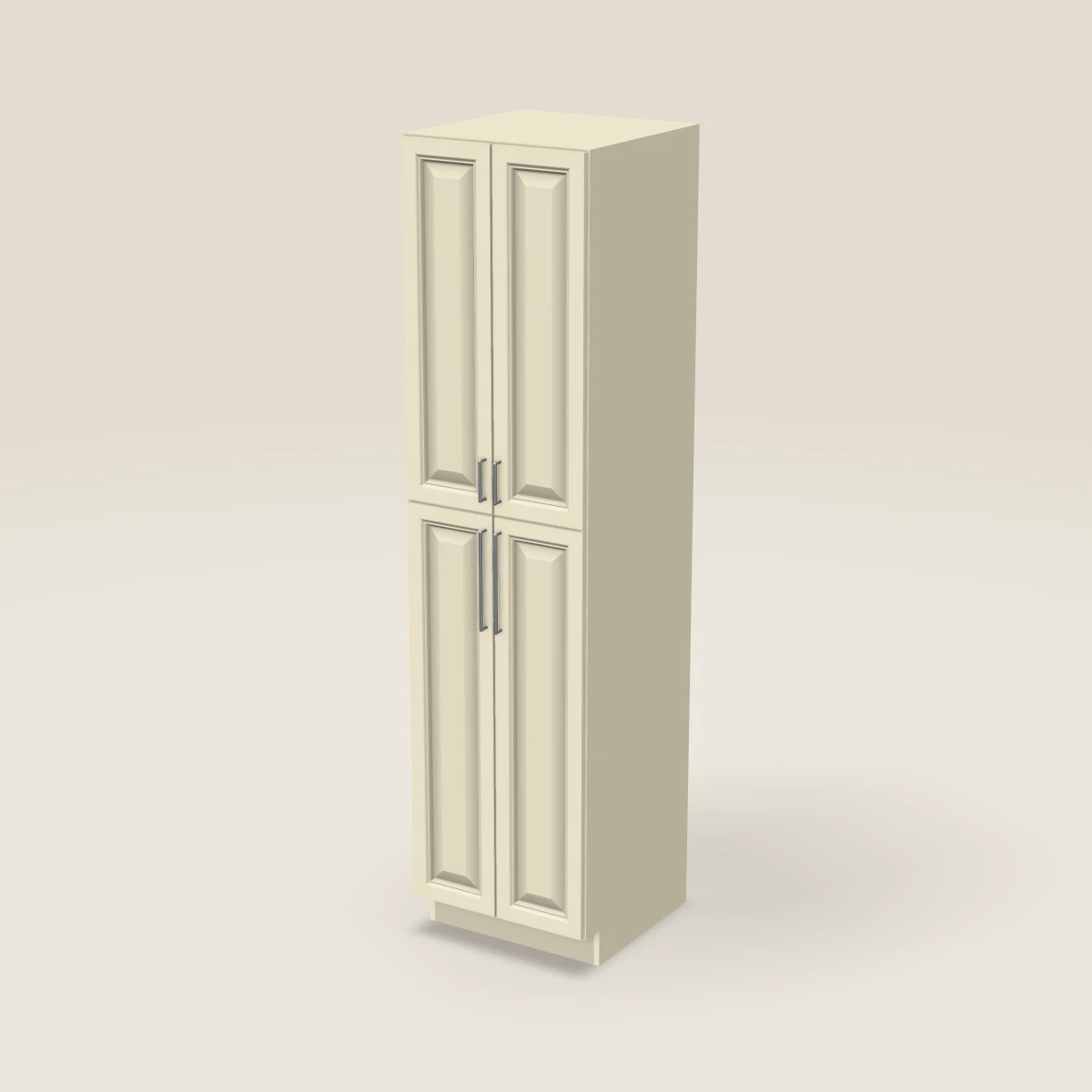 24" Tall Pantry, 3D picture