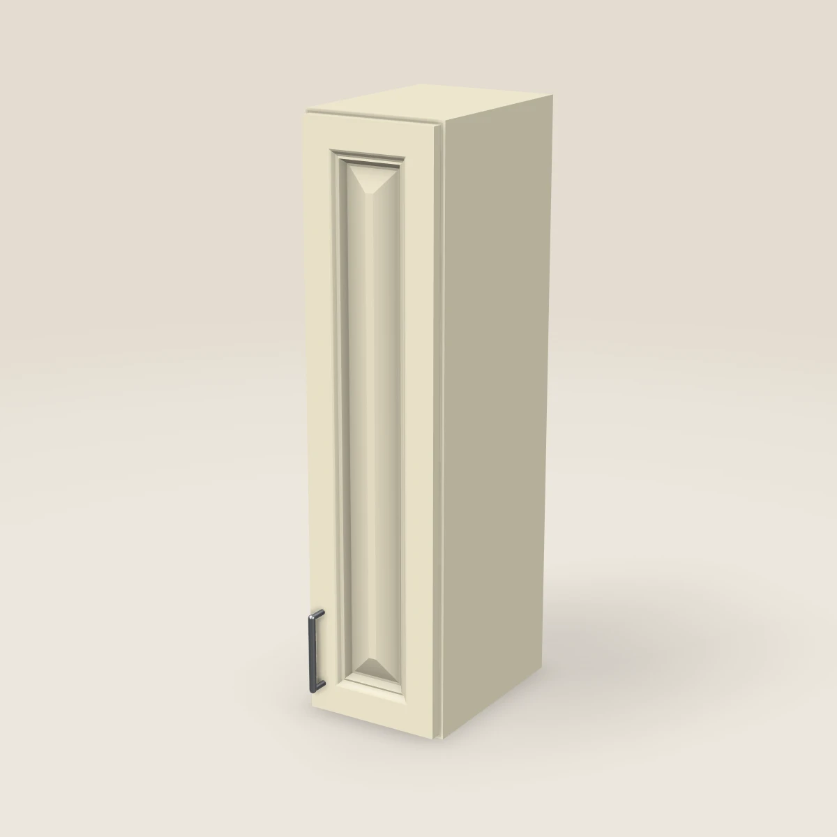 9" Single Door Wall Cabinet — 36" High, 3D picture