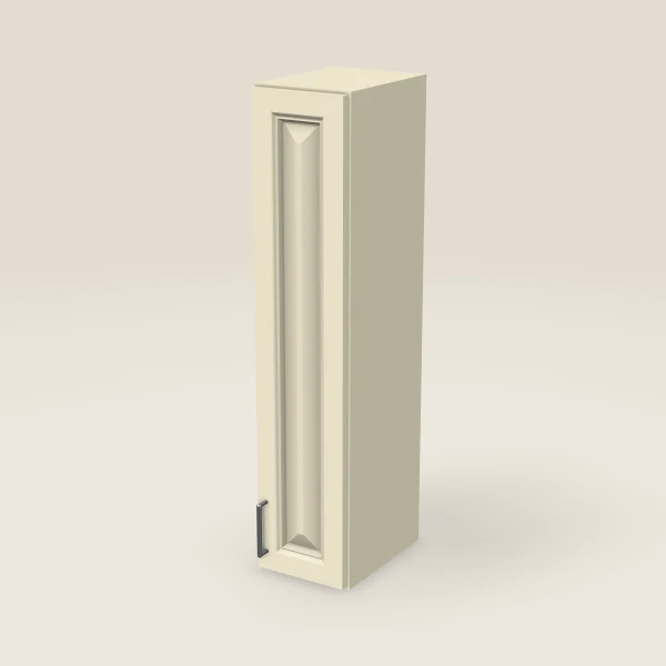 9" Single Door Wall Cabinet — 42" High, 3D picture