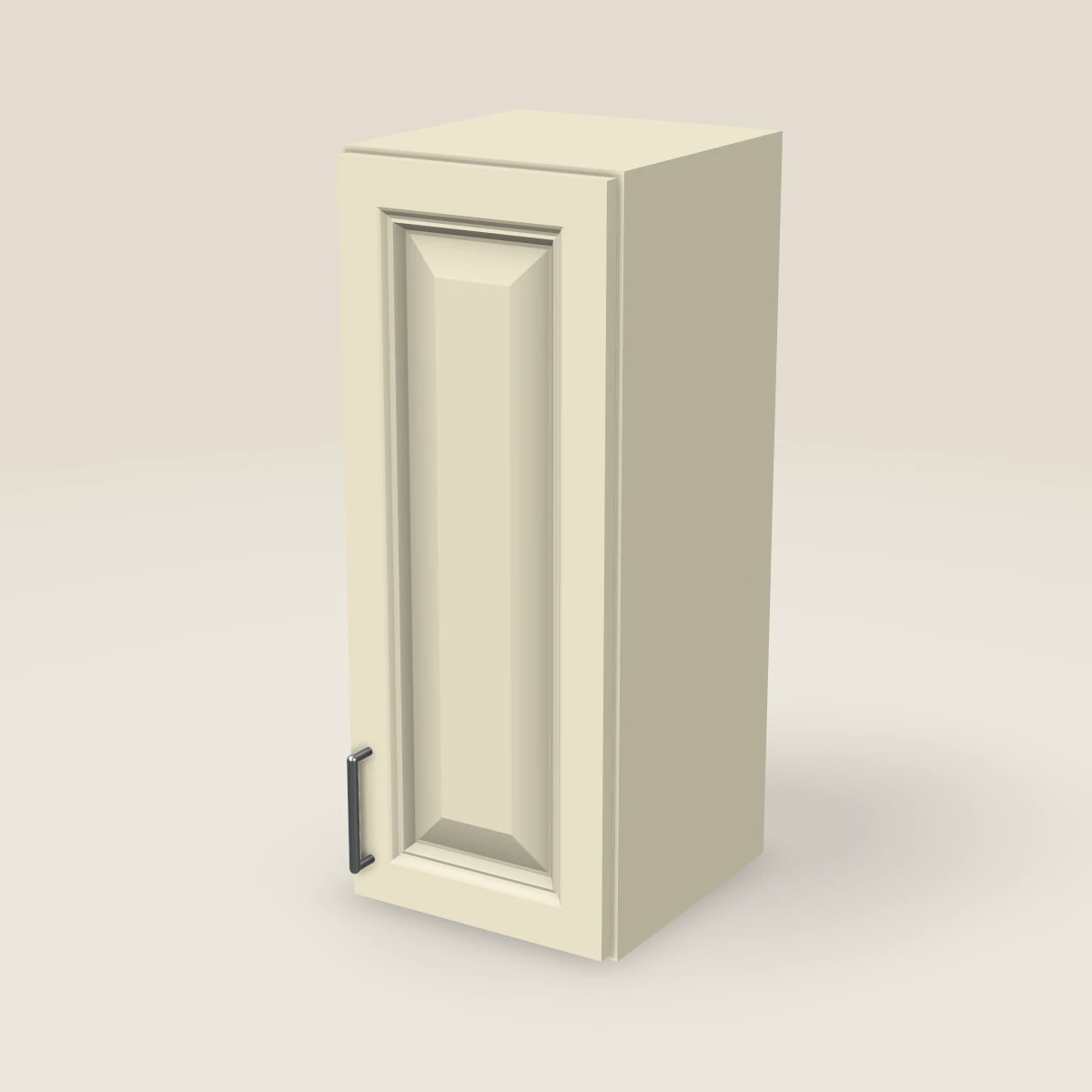 12" Single Door Wall Cabinet — 30" High, 3D picture