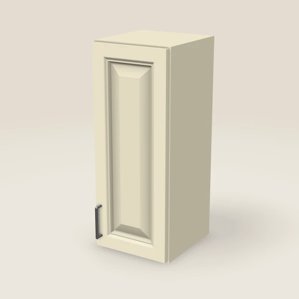 12" Single Door Wall Cabinet — 30" High, 3D picture