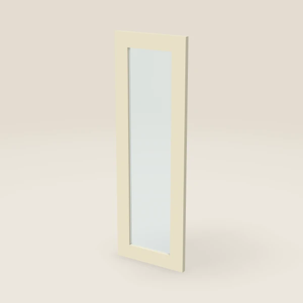 12" Wall Cabinet Glass Door — 36" High, 3D picture