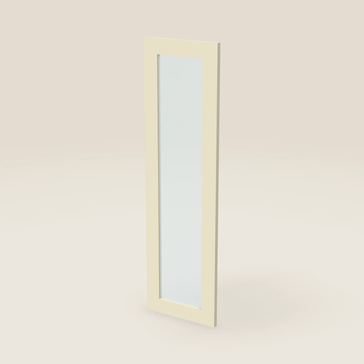 Puerta de vidrio para gabinete de pared de 12" — 42" de alto, imagen en 3D