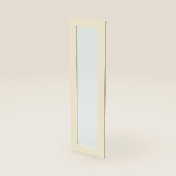12" Wall Cabinet Glass Door — 42" High, 3D picture