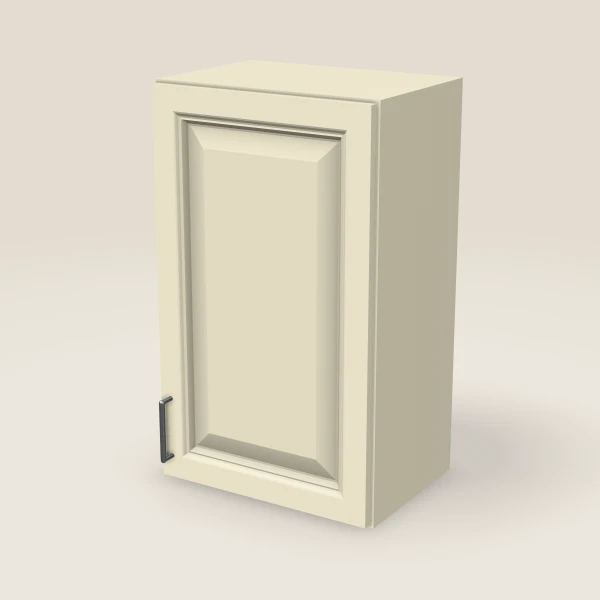18" Single Door Wall Cabinet — 30" High, 3D picture