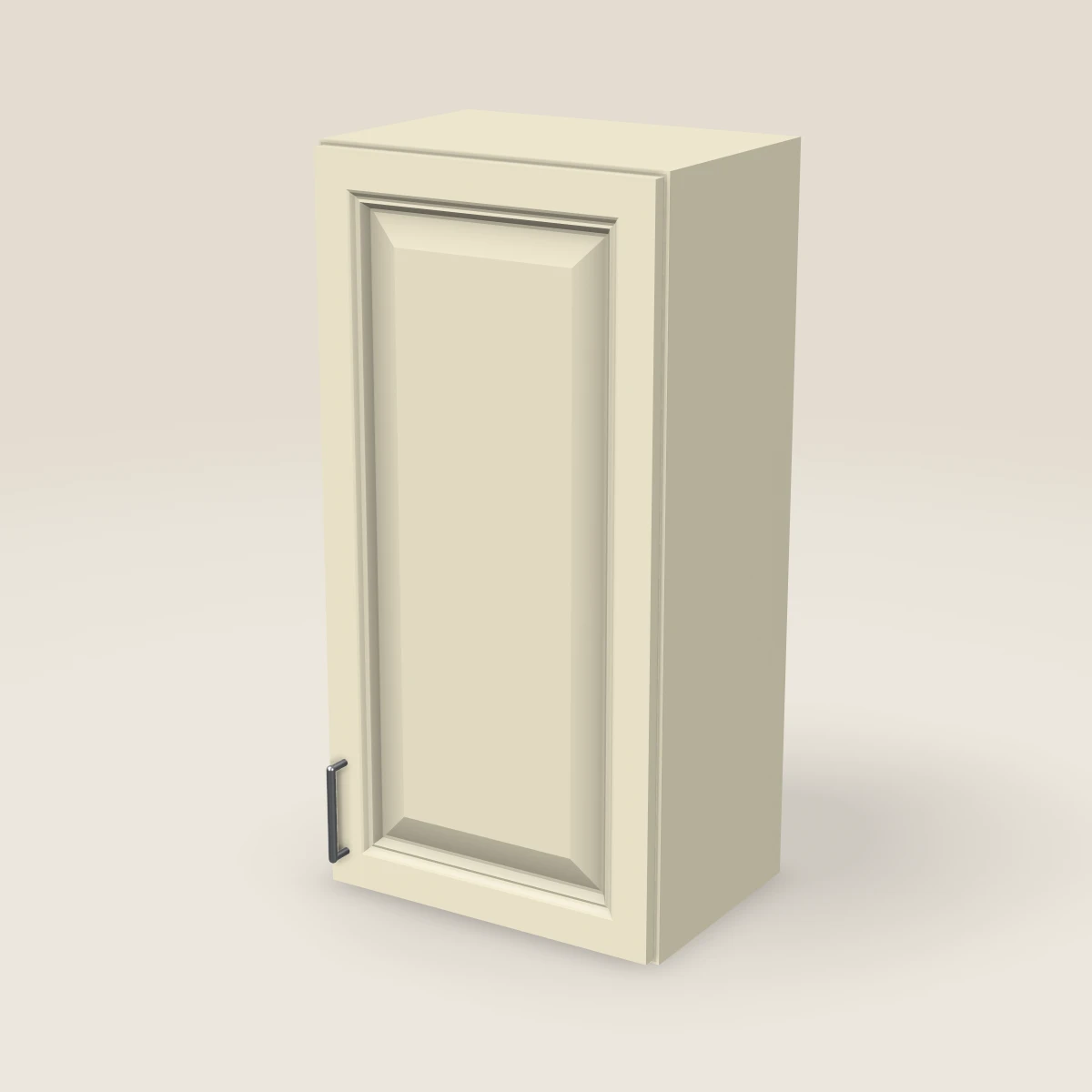 18" Single Door Wall Cabinet — 36" High, 3D picture