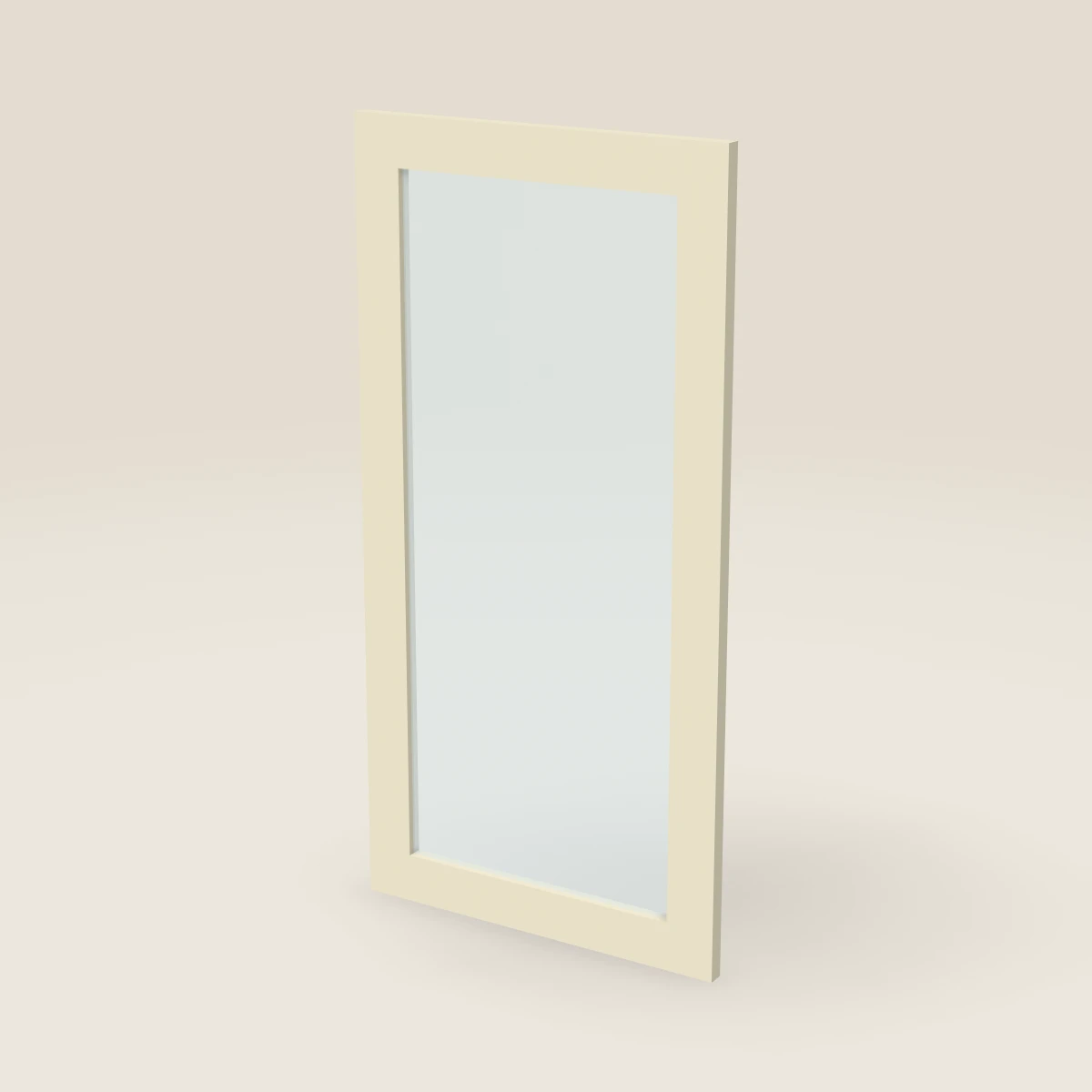 Puerta de vidrio para gabinete de pared de 18" — 36" de alto, imagen en 3D