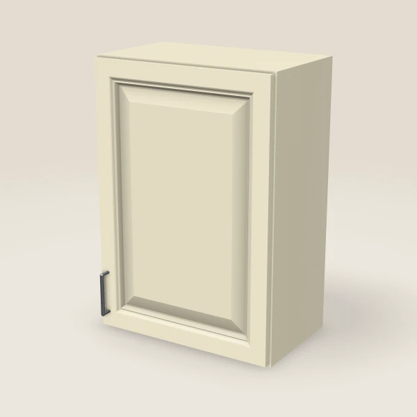 21" Single Door Wall Cabinet — 30" High, 3D picture