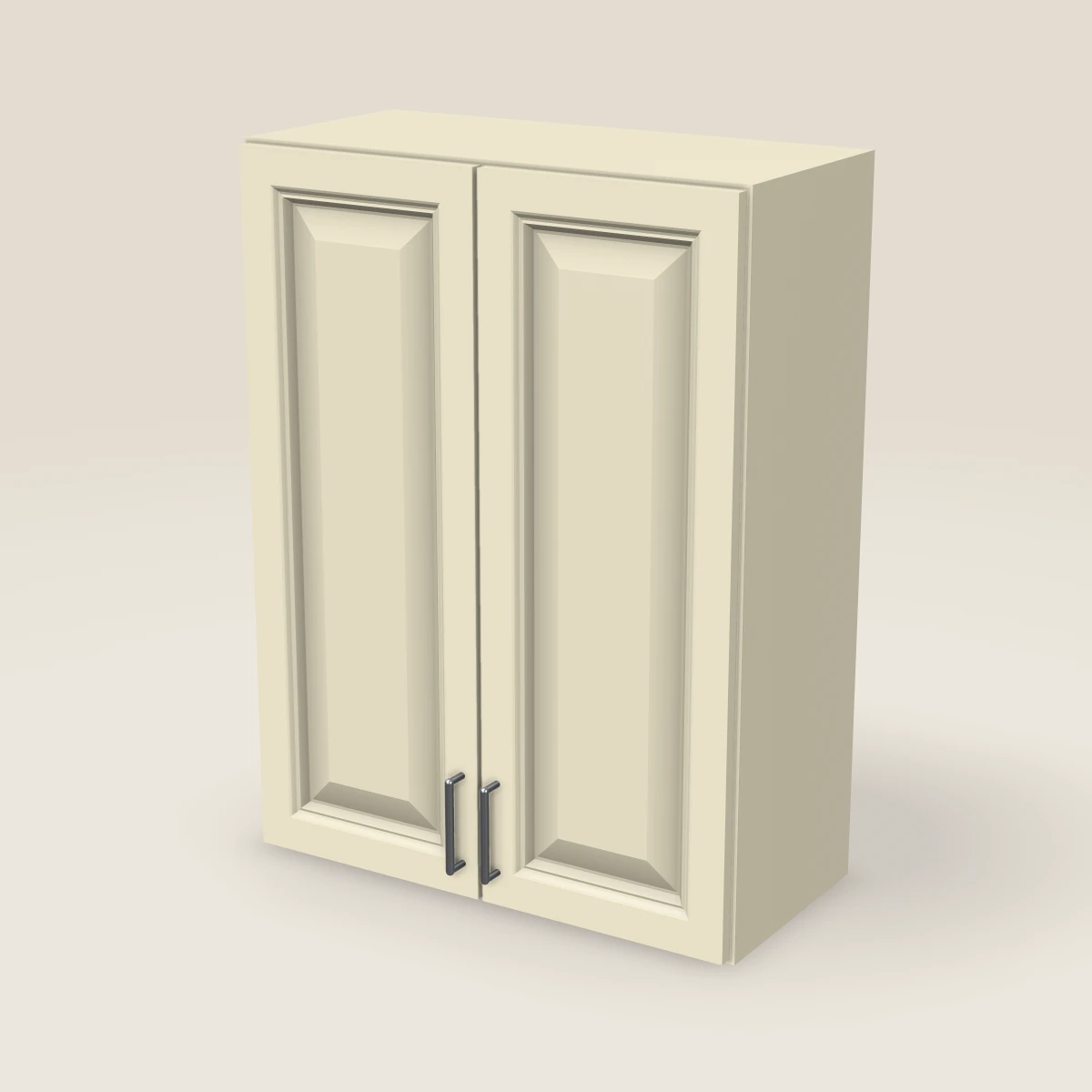 27" Double Door Wall Cabinet — 36" High, 3D picture