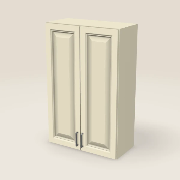 27" Double Door Wall Cabinet — 42" High, 3D picture