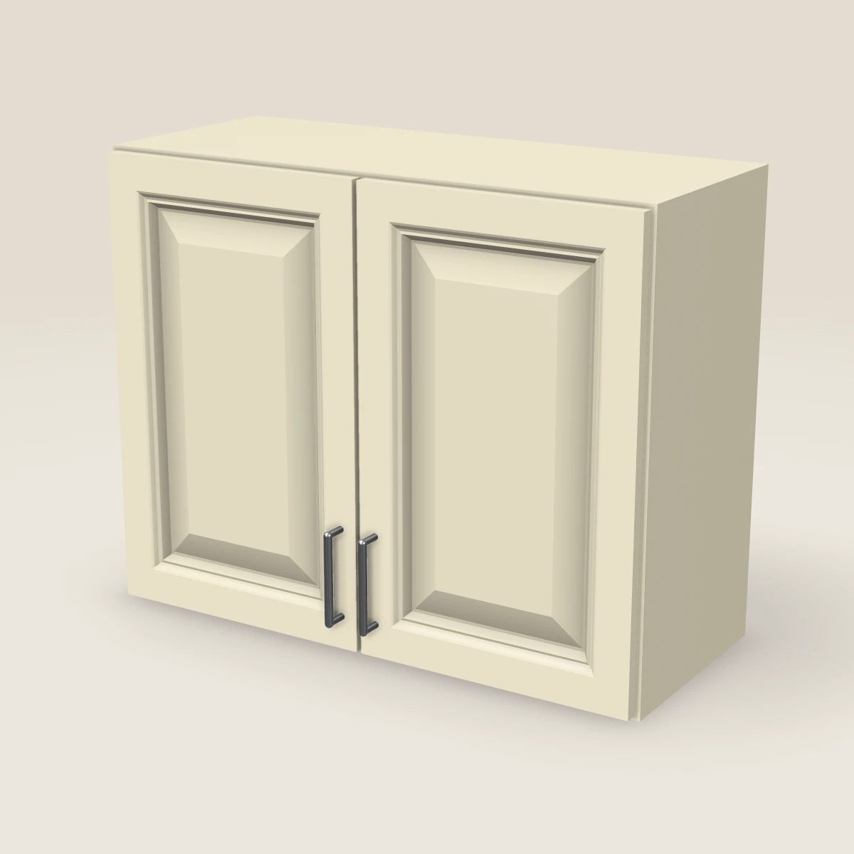 30" Double Door Wall Cabinet — 24" High, 3D picture