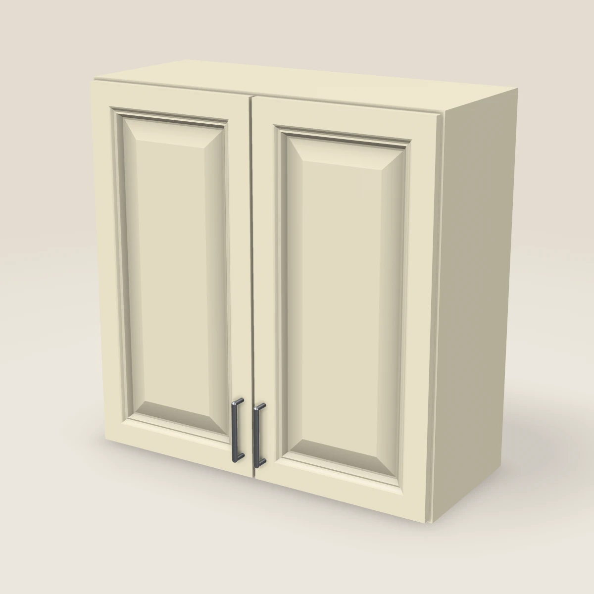 30" Double Door Wall Cabinet — 30" High, 3D picture