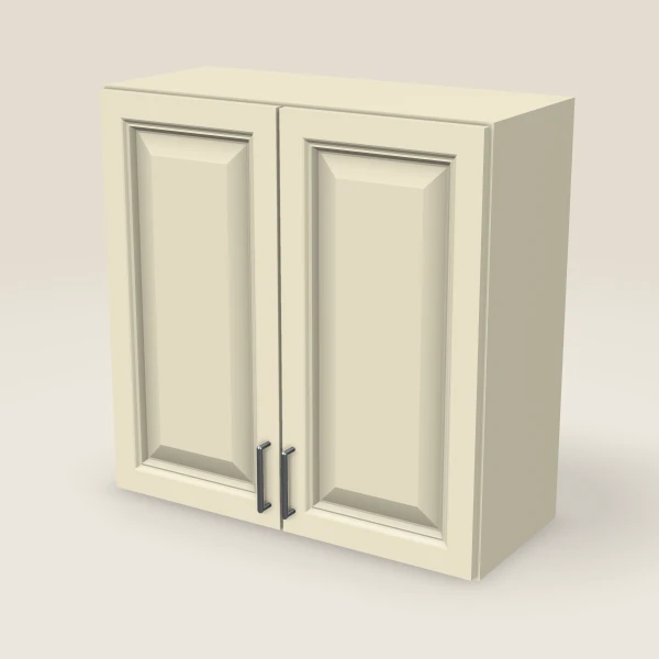 30" Double Door Wall Cabinet — 30" High, 3D picture