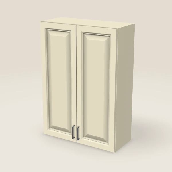30" Double Door Wall Cabinet — 42" High, 3D picture