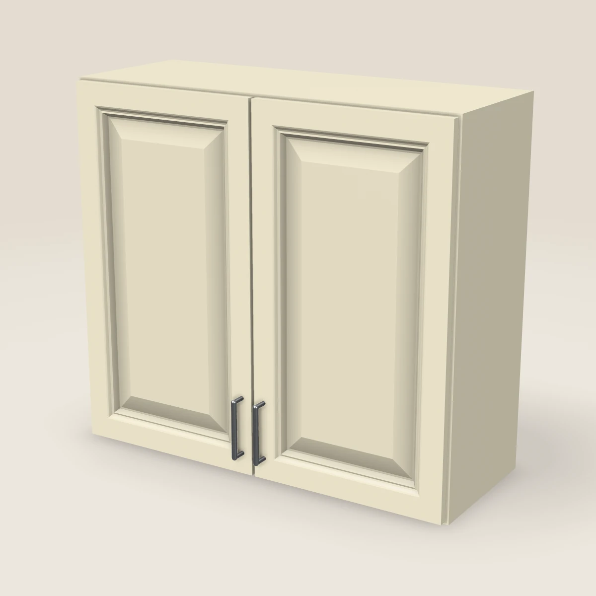 33" Double Door Wall Cabinet — 30" High, 3D picture