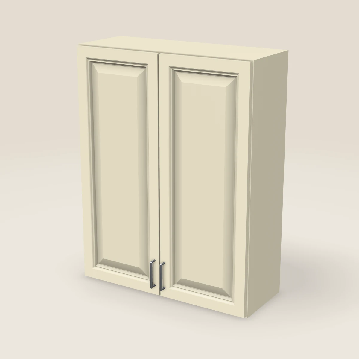 33" Double Door Wall Cabinet — 42" High, 3D picture