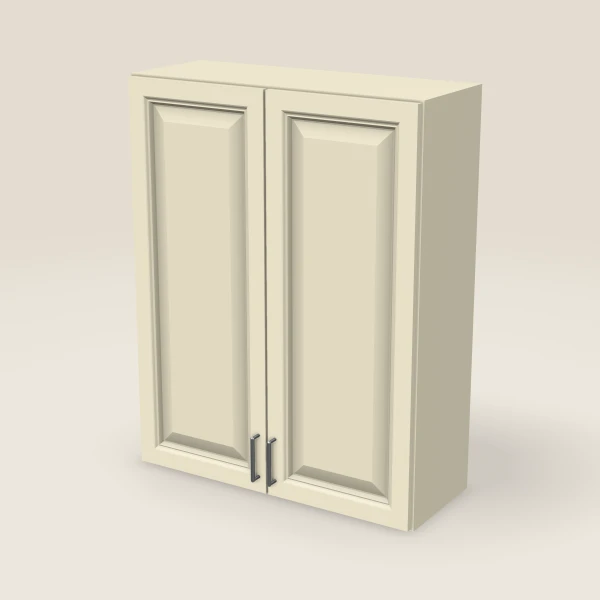 33" Double Door Wall Cabinet — 42" High, 3D picture