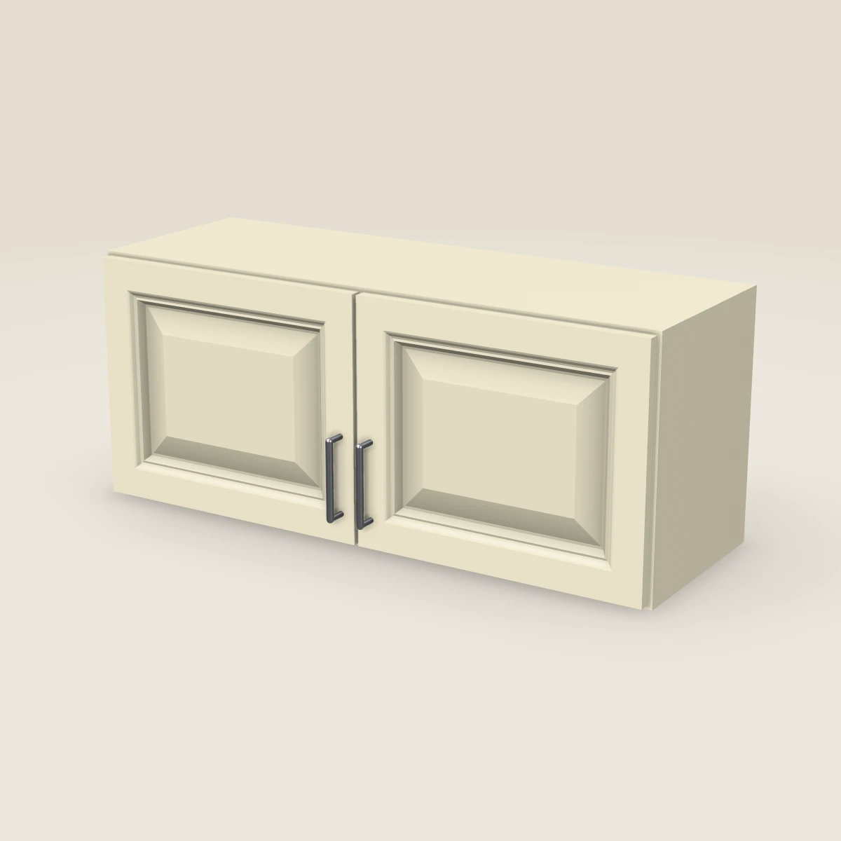 36" Double Door Wall Cabinet — 15" High, 3D picture