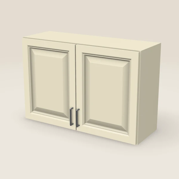 36" Double Door Wall Cabinet — 24" High, 3D picture