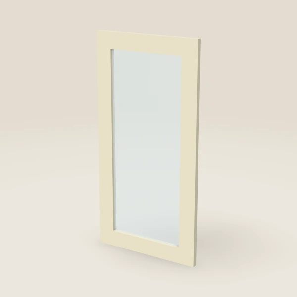 15" Wall Cabinet Glass Door — 30" High, 3D picture