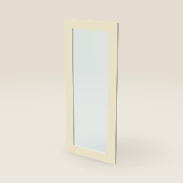 15" Wall Cabinet Glass Door — 36" High, 3D picture