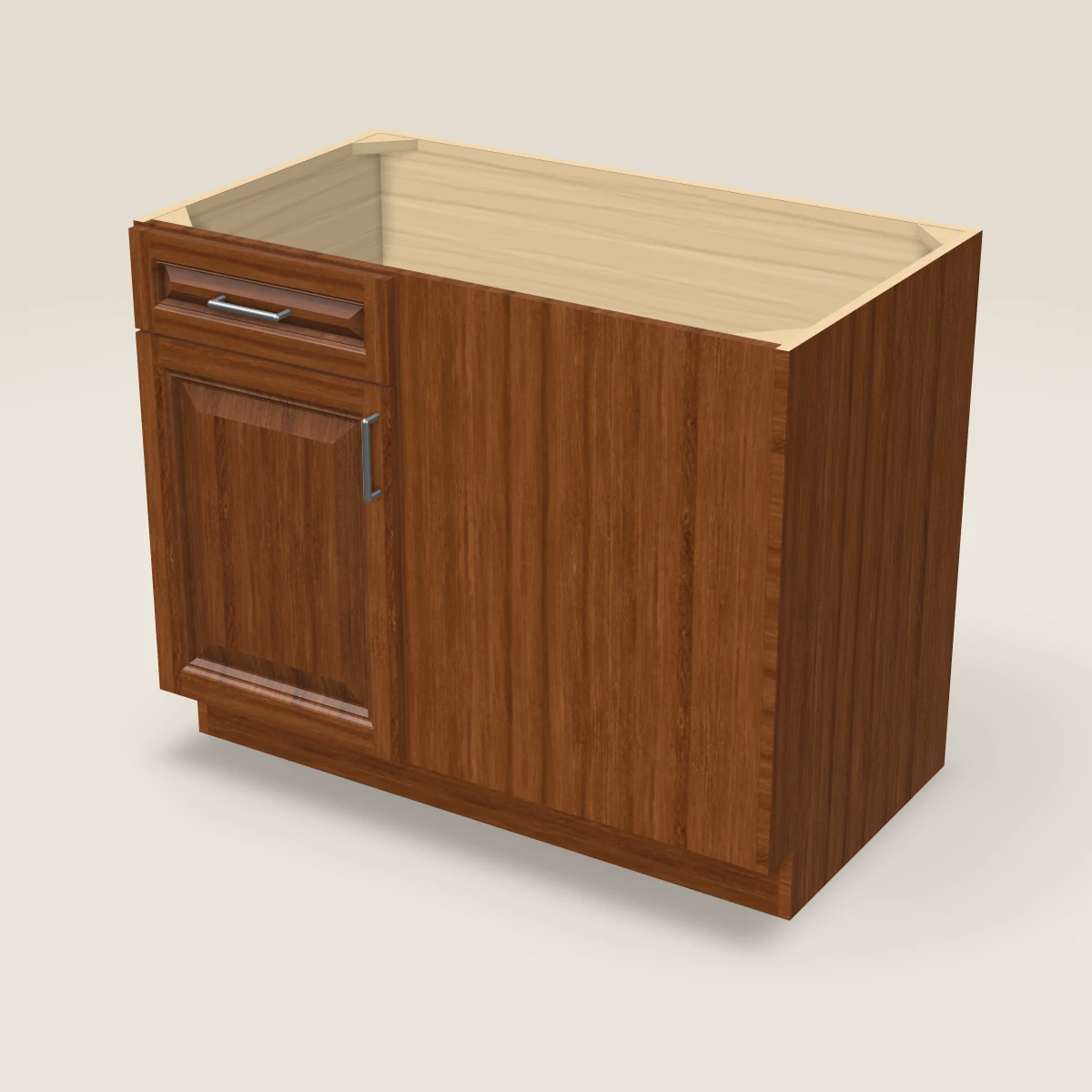 42" Base Blind Corner Cabinet, 3D picture