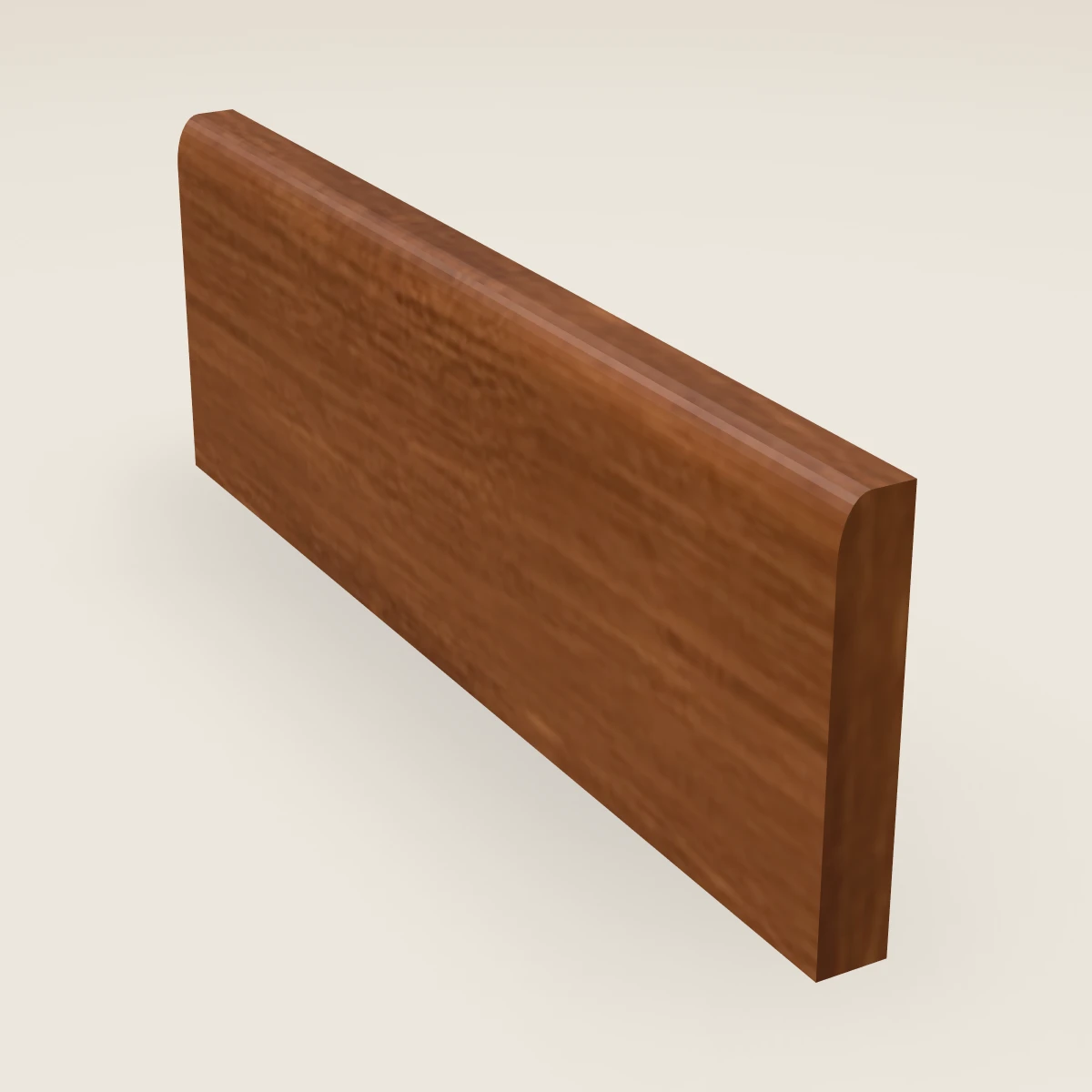 96" Base Molding, 3D picture