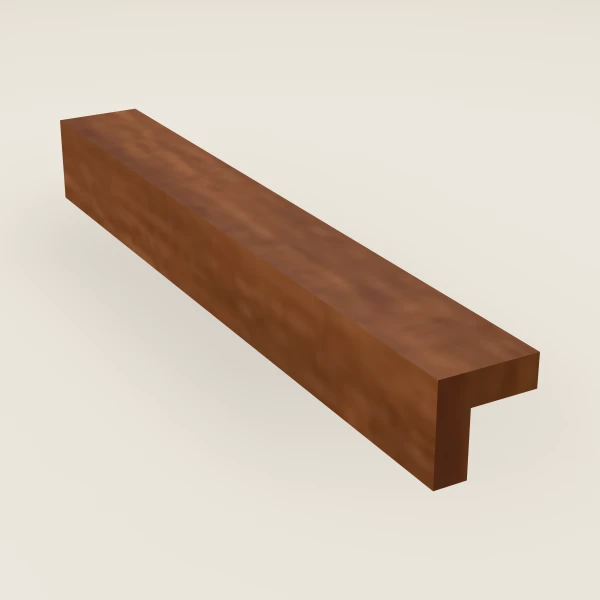 96" Outside Corner Molding, 3D picture