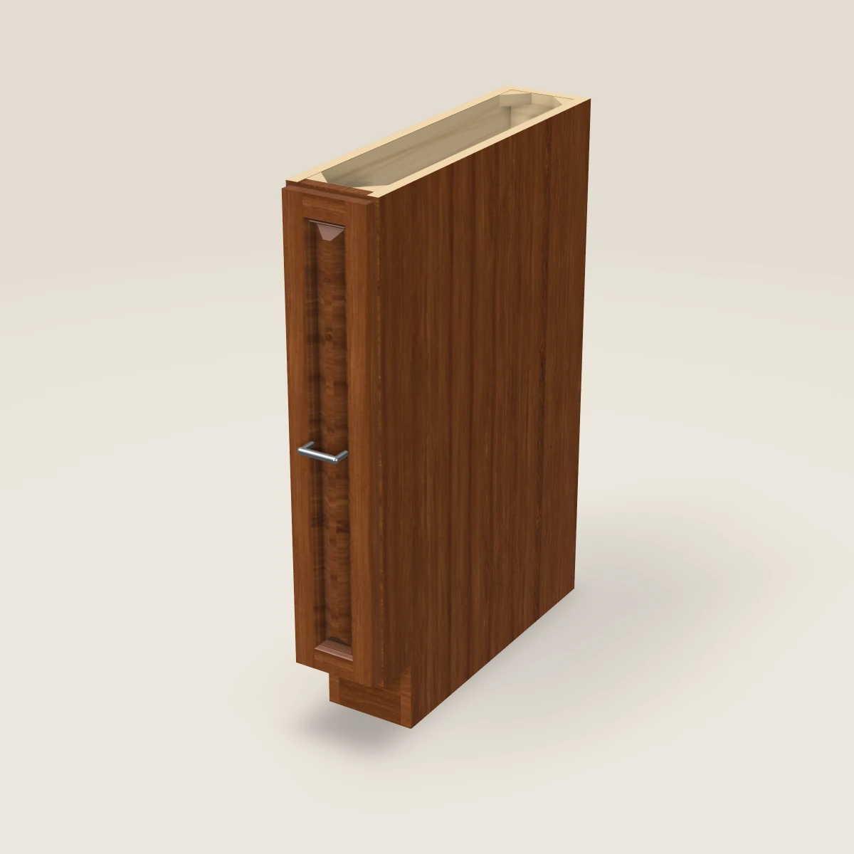 6" Base Spice Pull-Out Cabinet, 3D picture