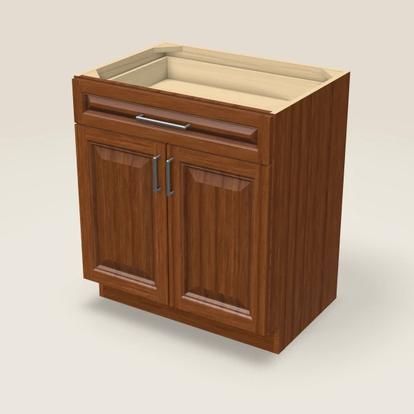 30" Double Door Vanity Cabinet, 3D picture