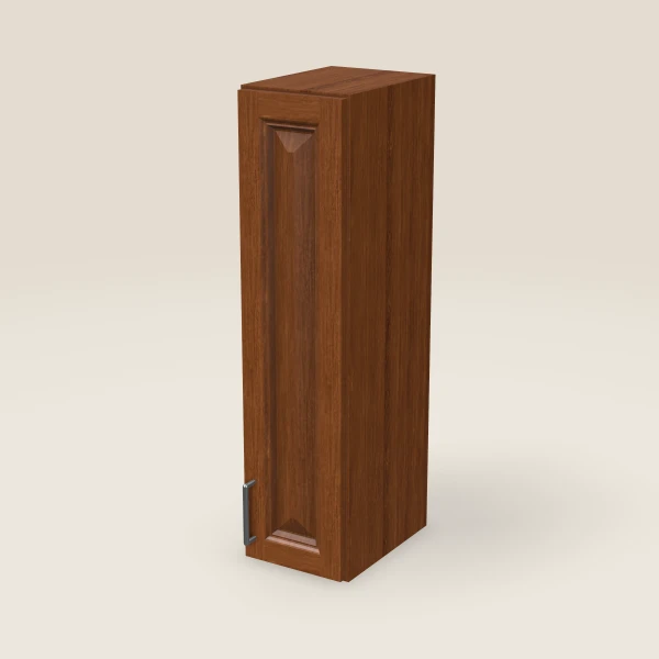 9" Single Door Wall Cabinet — 36" High, 3D picture