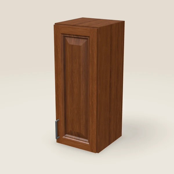 12" Single Door Wall Cabinet — 30" High, 3D picture