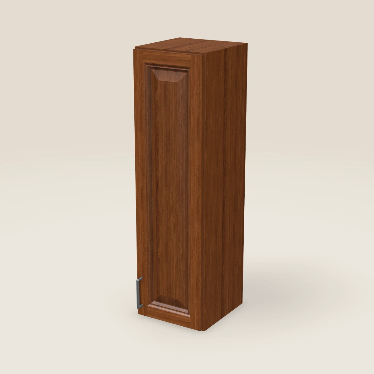 Gabinete de pared de una puerta de 12" — 42" de alto, imagen en 3D